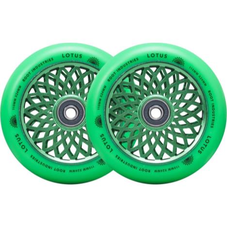 Root Industries Lotus Stunt Scooter Wheels 110mm - Radiant Green - Pair £59.95